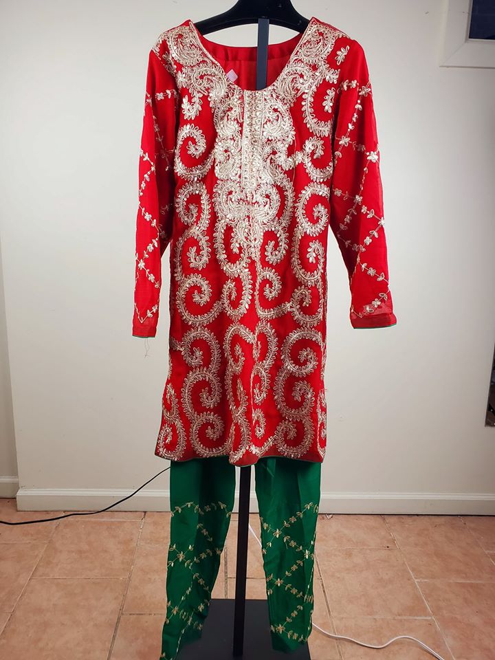 Pakistani Stitched Embroidery Party Suit Ready To Ship