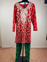 Pakistani Stitched Embroidery Party Suit Ready To Ship