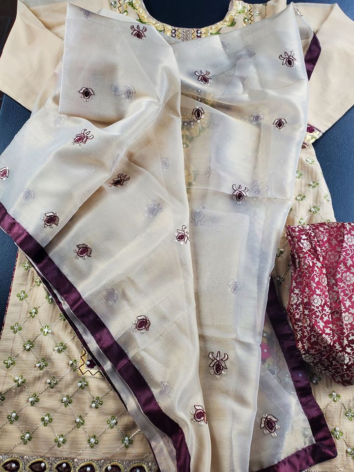 Pakistani Stitched Embroidery Party Suit Ready To Ship