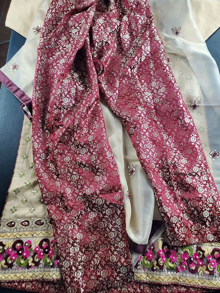 Pakistani Stitched Embroidery Party Suit Ready To Ship