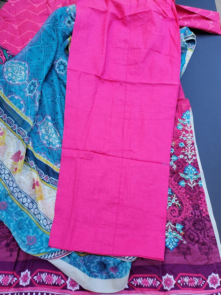 Pakistani Stitched Embroidery Lawn Suit Ready To Ship