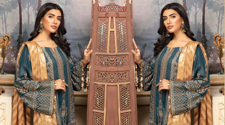 Johra Pinks Embroidered lawn Collection 100% Original