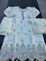 Indian  Embroidered Party Suit Ready To Ship