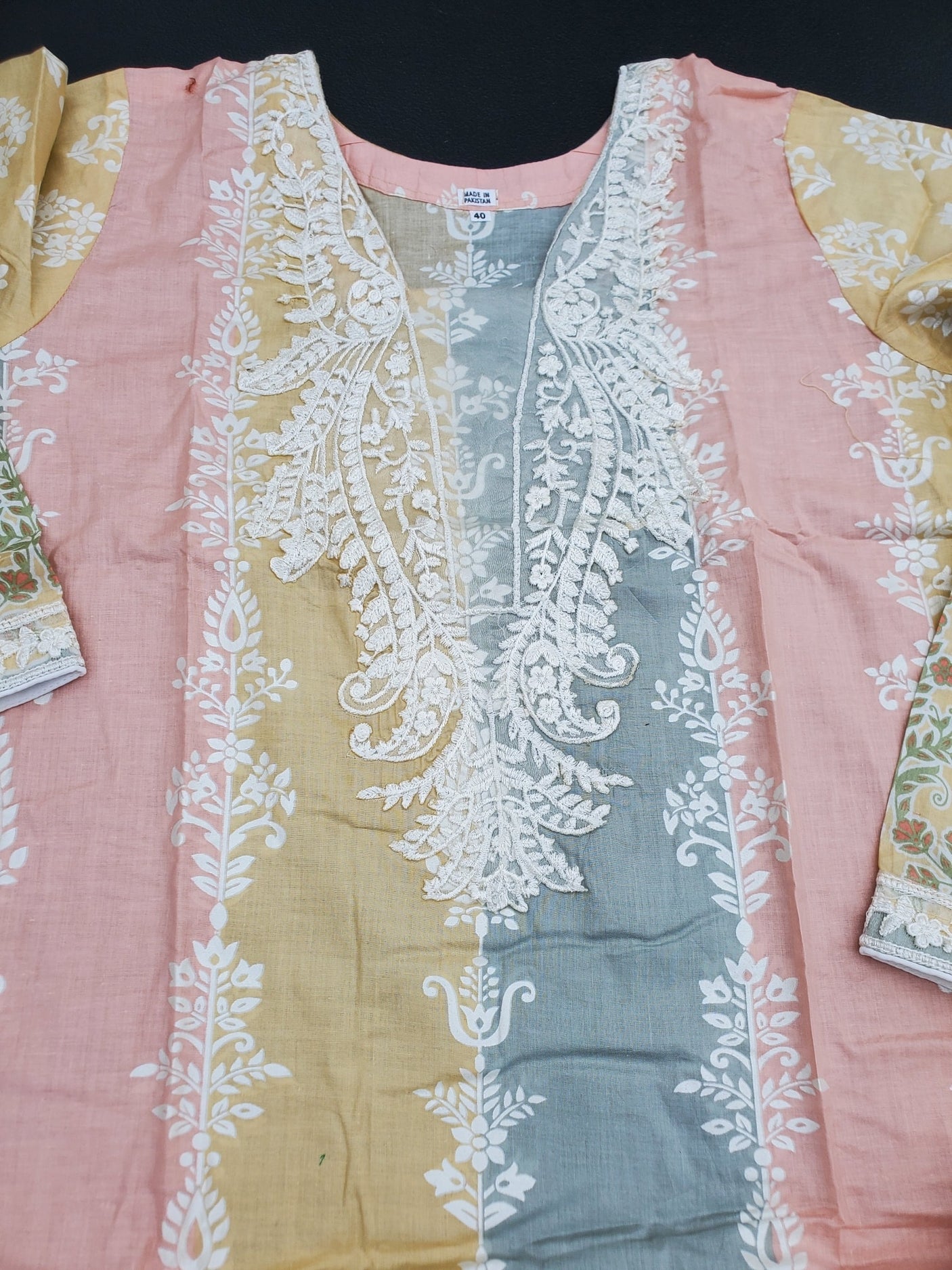 Pakistani Stitched Embroidery Lawn Suit Ready To Ship