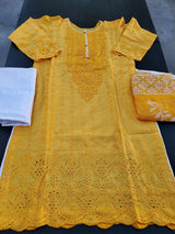 Pakistani Stitched Embroidery Lawn Suit Ready To Ship
