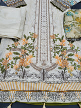 Pakistani Stitched Embroidery Lawn Suit Ready To Ship