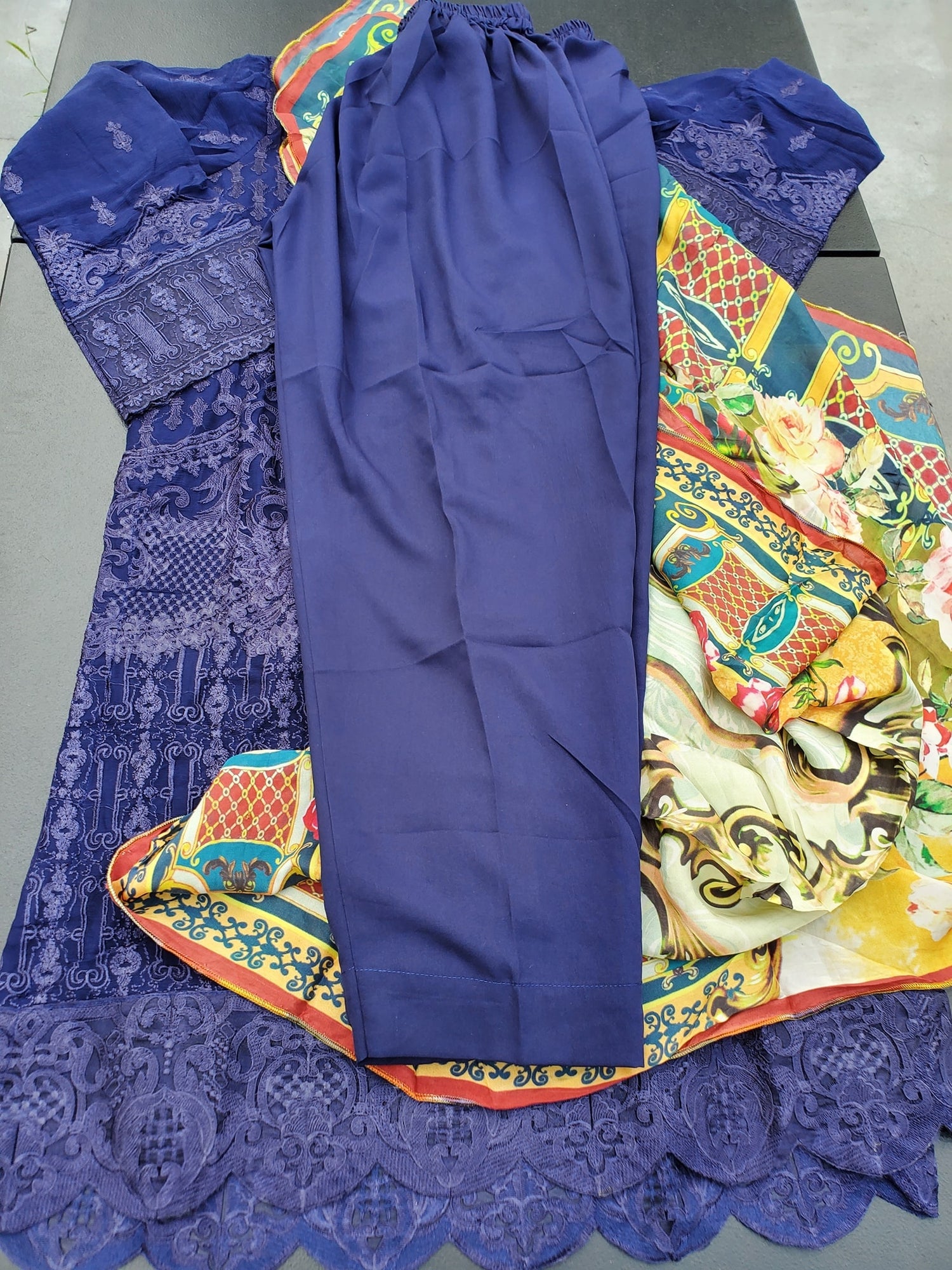 Pakistani Stitched Embroidery Party Wear Dresses Ready To Ship