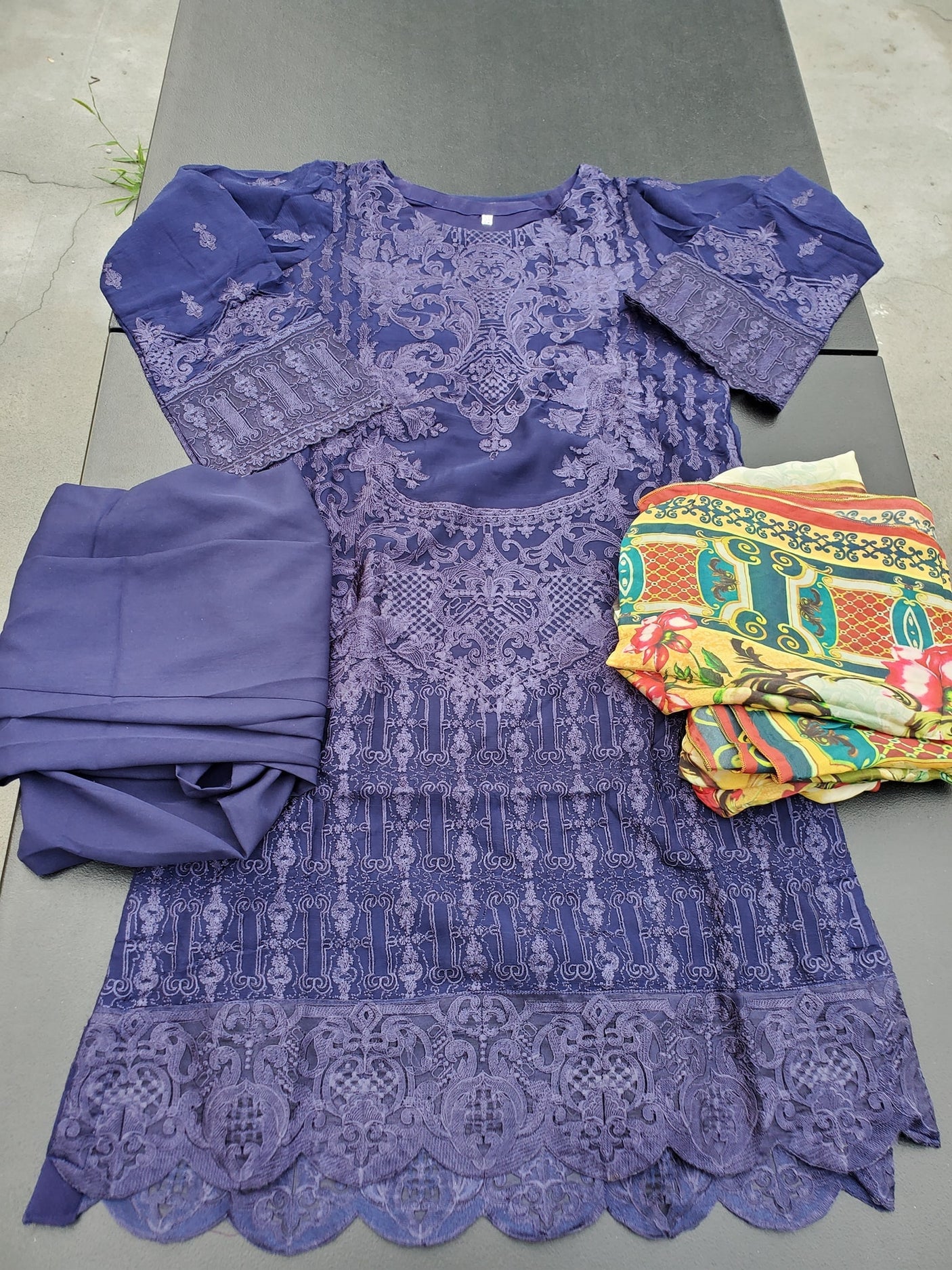 Pakistani Stitched Embroidery Party Wear Dresses Ready To Ship