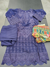 Pakistani Stitched Embroidery Party Wear Dresses Ready To Ship