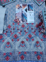 Pakistani Stitched Embroidery Lawn Suit Ready To Ship
