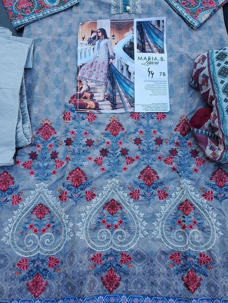 Pakistani Stitched Embroidery Lawn Suit Ready To Ship