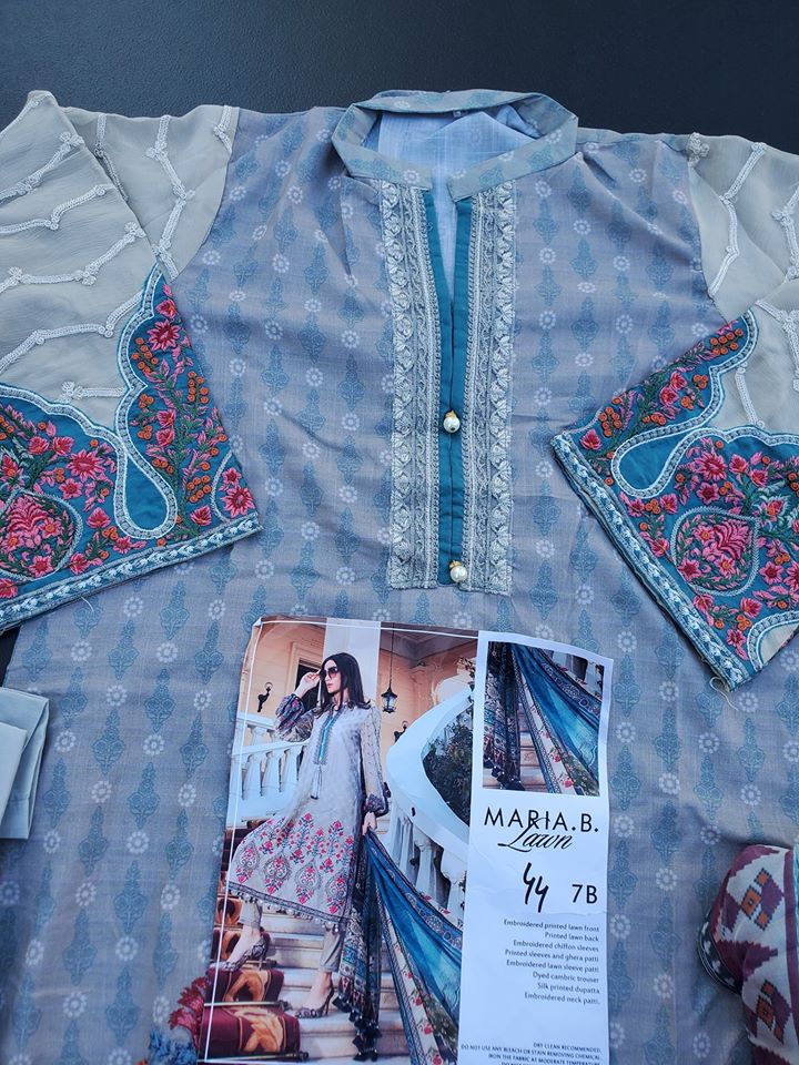 Pakistani Stitched Embroidery Lawn Suit Ready To Ship