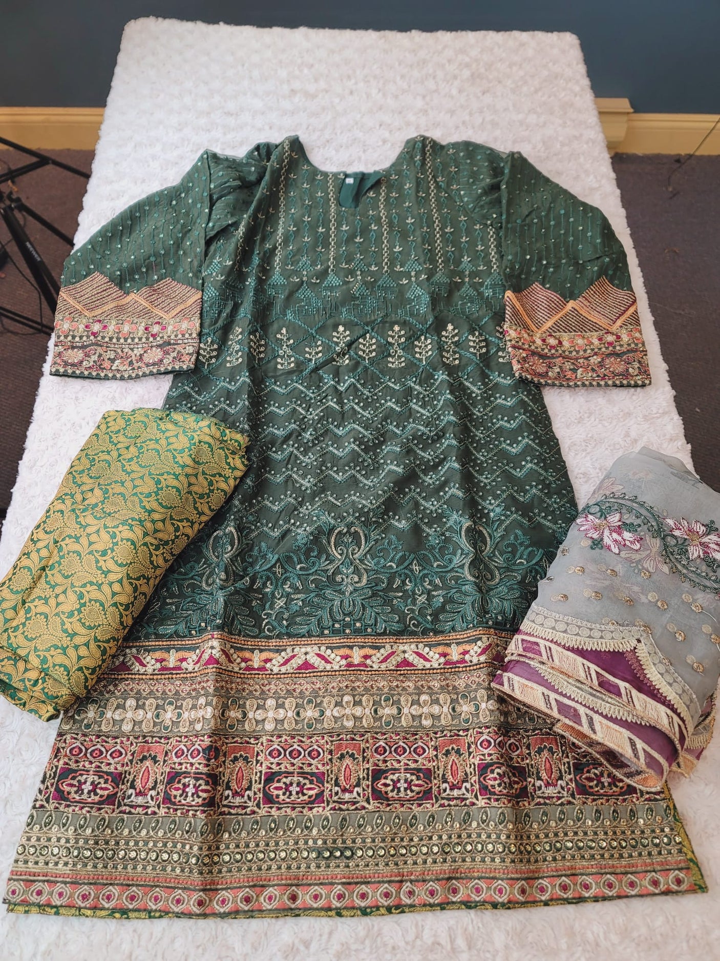 Pakistani Stitched Embroidery Party Wear Dresses Ready To Ship