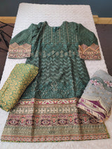 Pakistani Stitched Embroidery Party Wear Dresses Ready To Ship