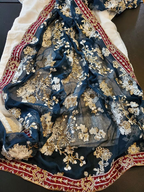 Pakistani Stitched Embroidery Party Wear Dresses Ready To Ship