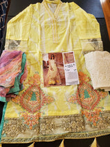 Pakistani Stitched Embroidery Lawn Suit Ready To Ship