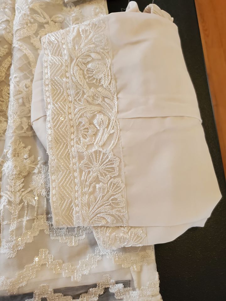 Pakistani Stitched Embroidery Party Wear Dresses Ready To Ship