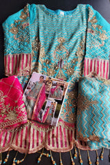 Pakistani Stitched Embroidery Party Wear Dresses Ready To Ship