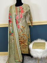 Pakistani Stitched Embroidered lawn Salwar kameez ready to ship