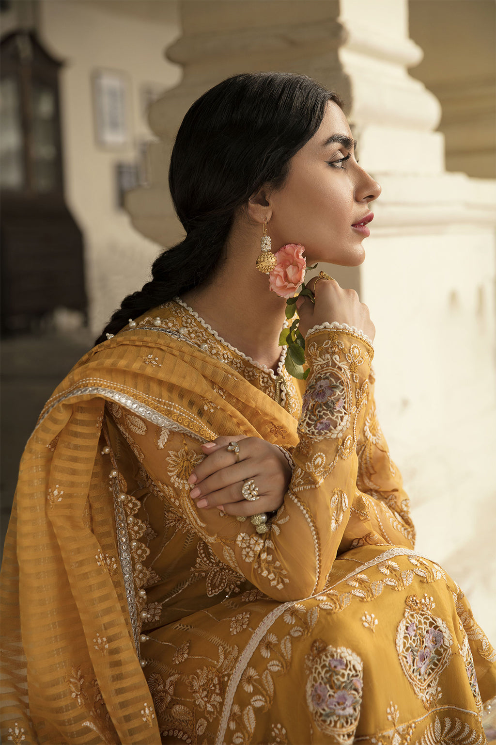 Dhoop Kinara By Afrozeh Embroidered Chiffon Collection