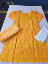 Pakistani Stitched Embroidery Lawn Suit Ready To Ship