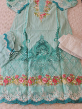 Indian Cotton Stitched Embroidery Suit Ready To Ship