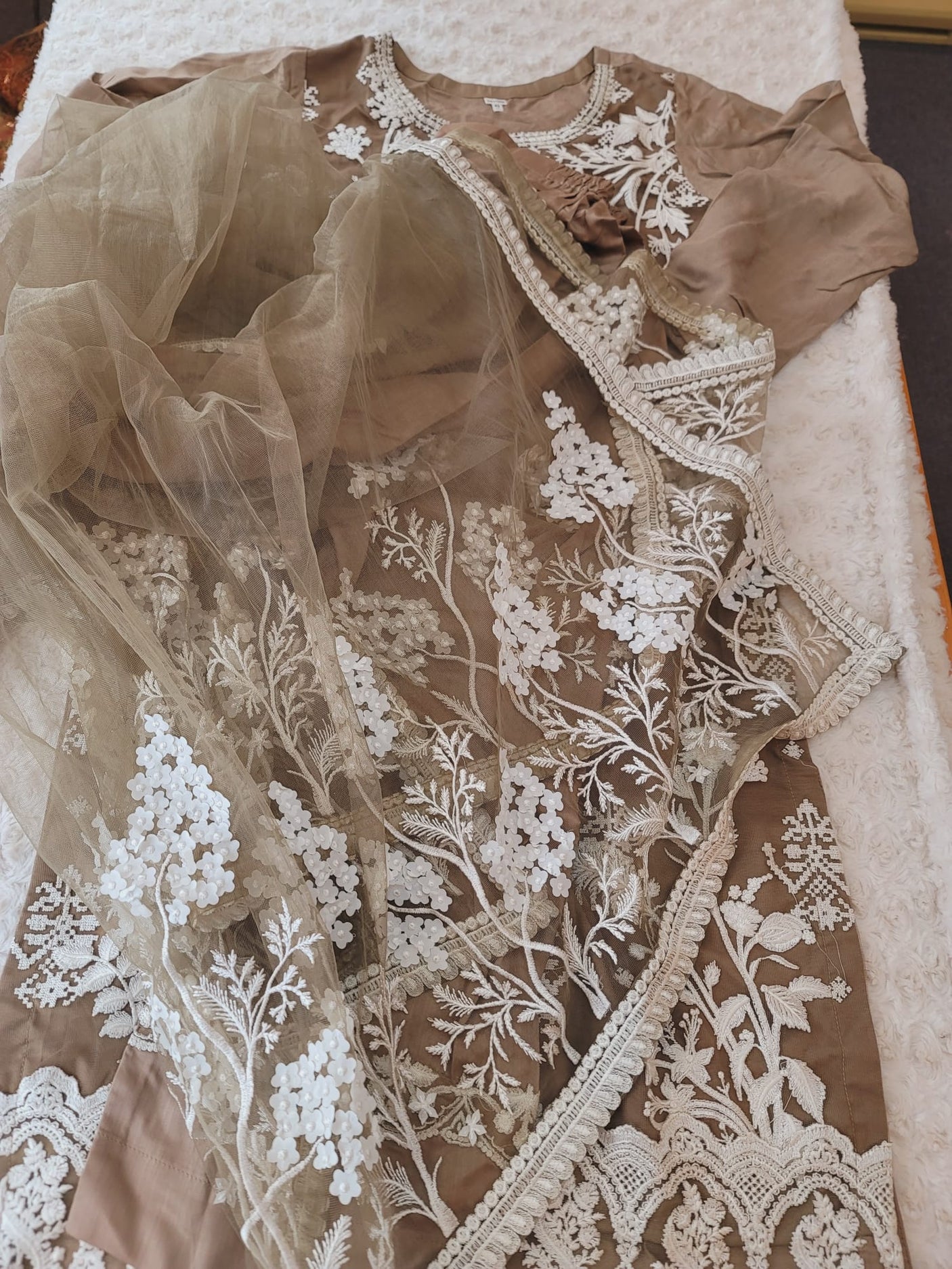 Pakistani Stitched Embroidery Party Wear Dresses Ready To Ship