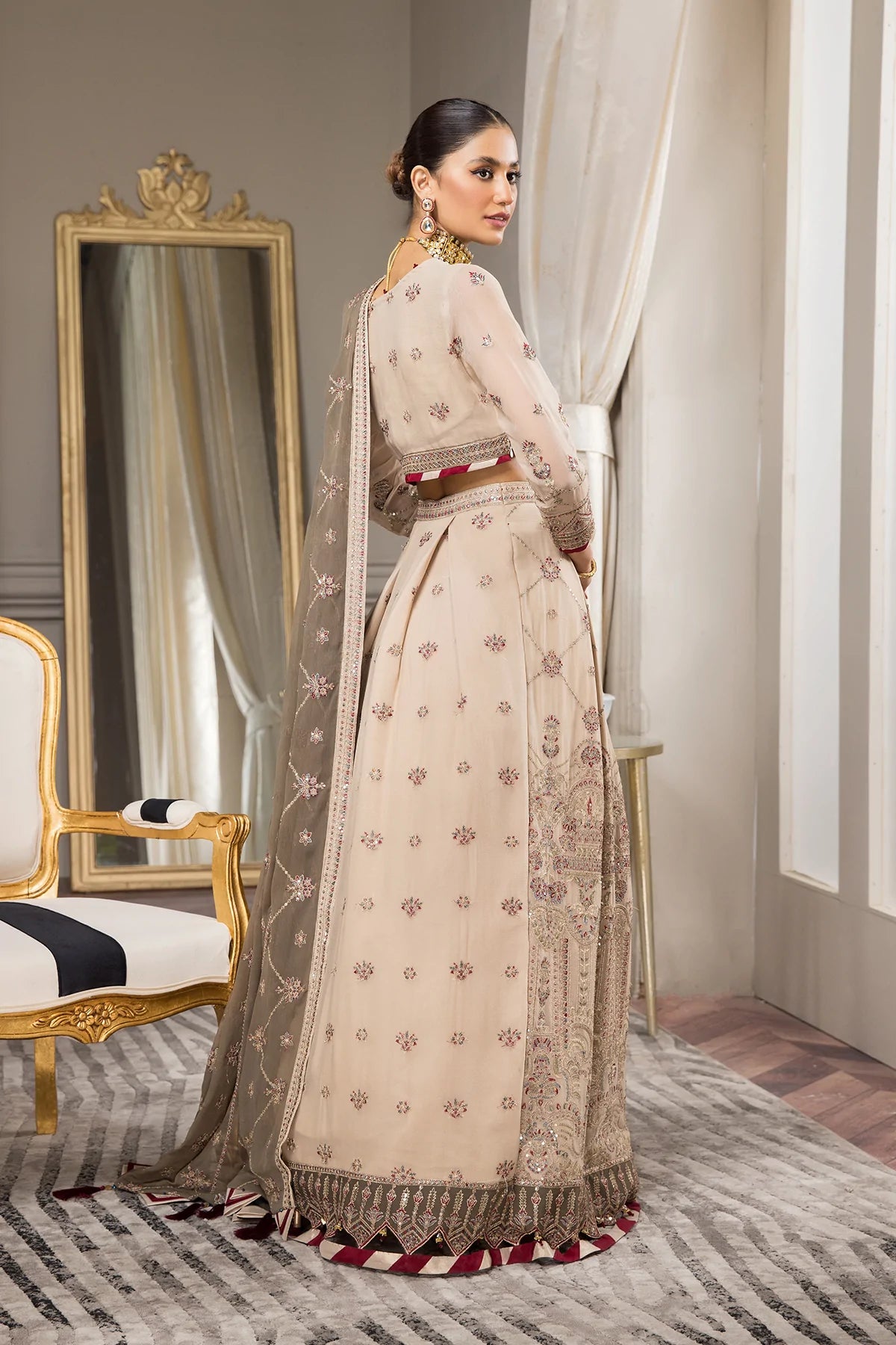 Alizeh Embroidered Chiffon Collection100% Original