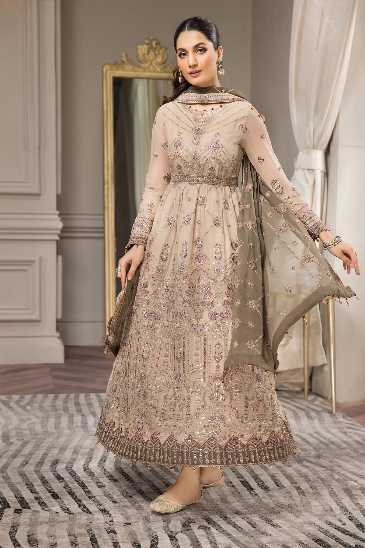 Alizeh Embroidered Chiffon Collection100% Original