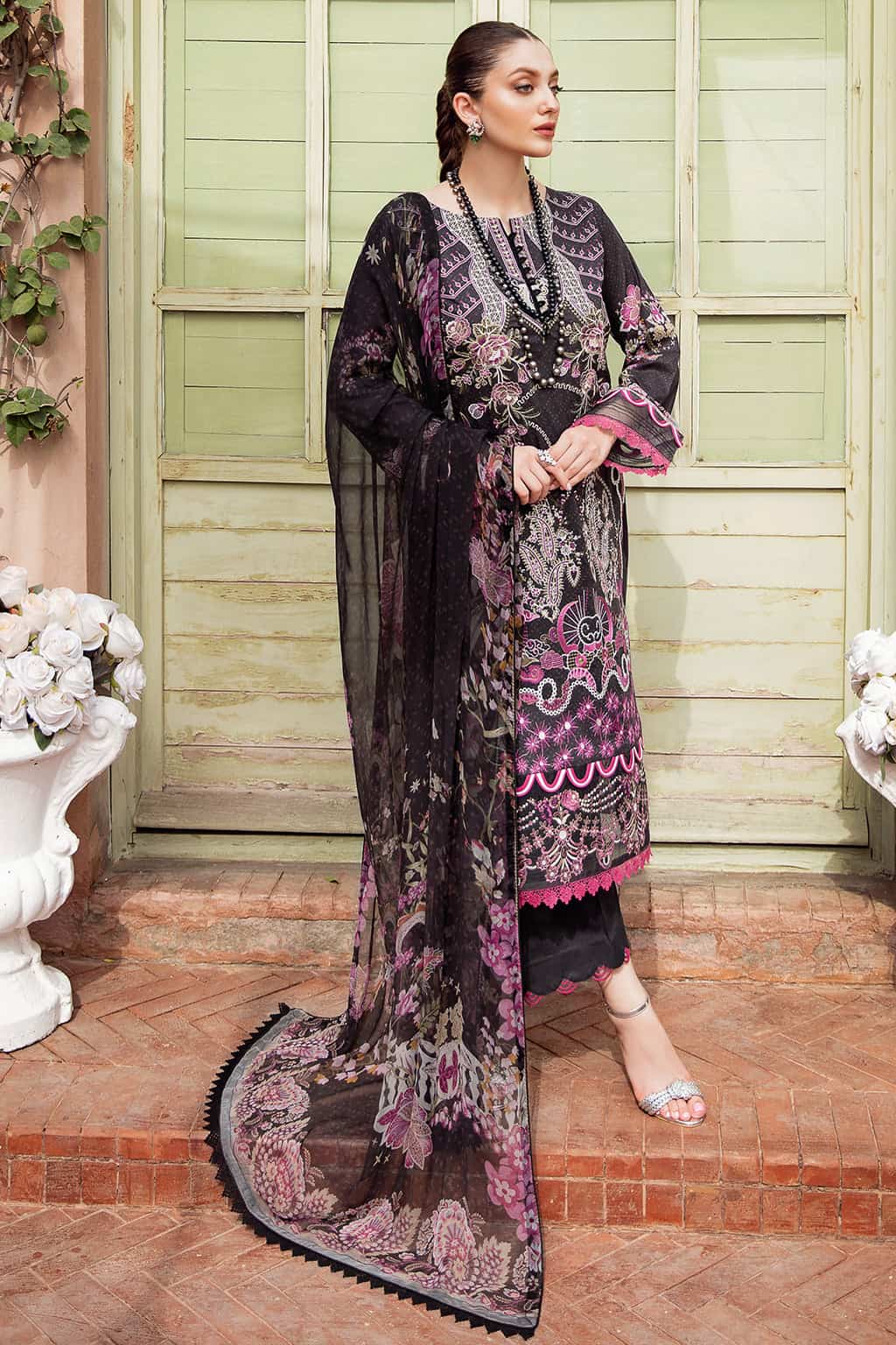 Mashaal By Ramsha Luxury Lawn 100% Original Ready To Ship