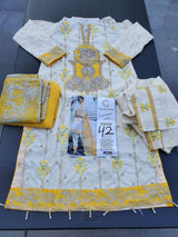 Pakistani Stitched Embroidery Lawn Suit Ready To Ship