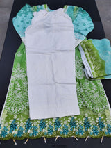 Pakistani Stitched Embroidery Lawn Suit Ready To Ship