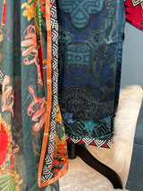 Pakistani Stitched lawn Embroidered Salwar kameez ready to ship