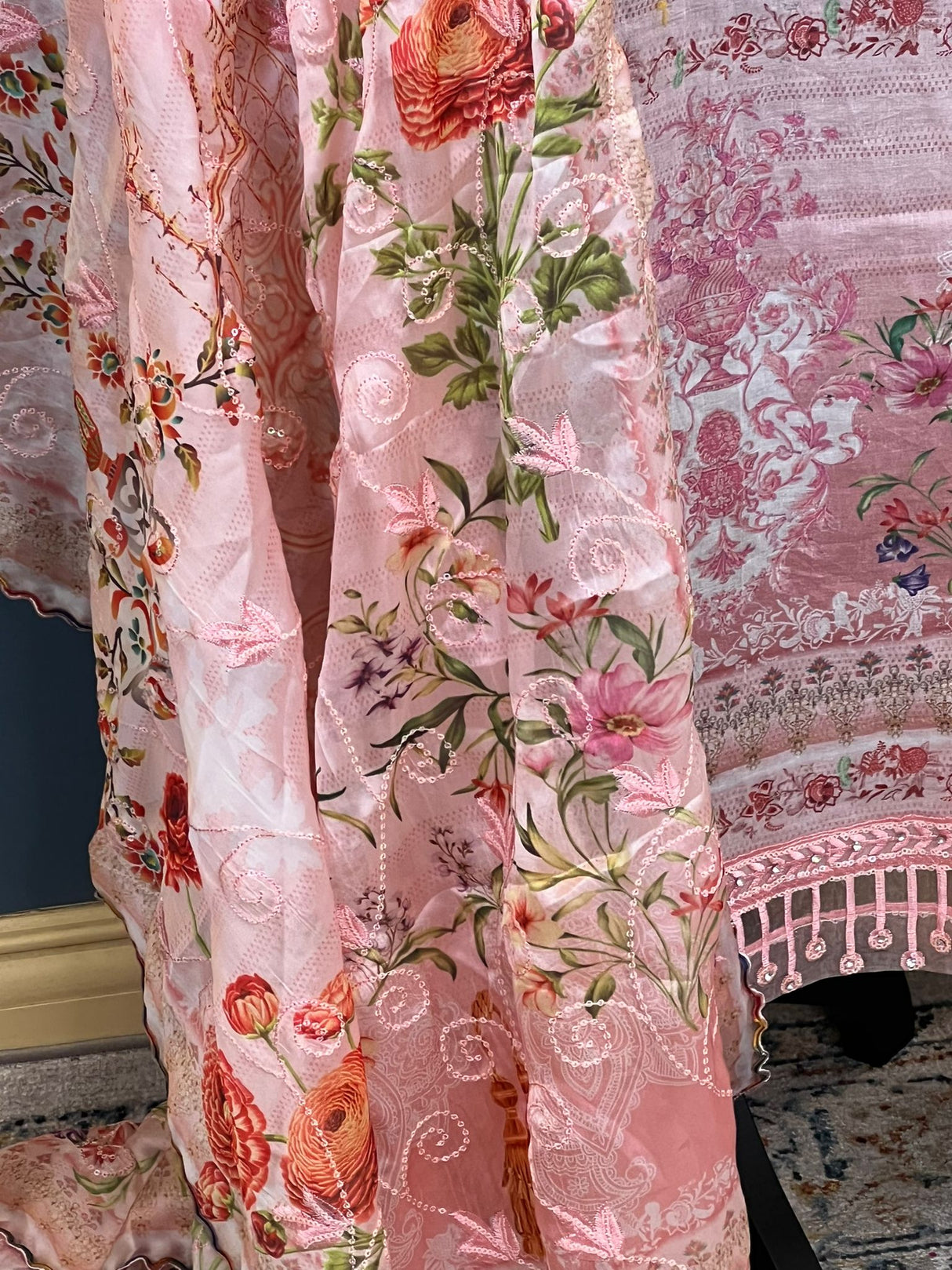 Luxury Embroidered lawn Ready To Ship