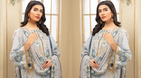 Johra Pinks Embroidered lawn Collection-100% Original Guaranteed