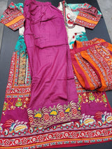 Pakistani Stitched Embroidery Lawn Suit Ready To Ship