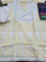 Indian Cotton Stitched Embroidery Suit Ready To Ship