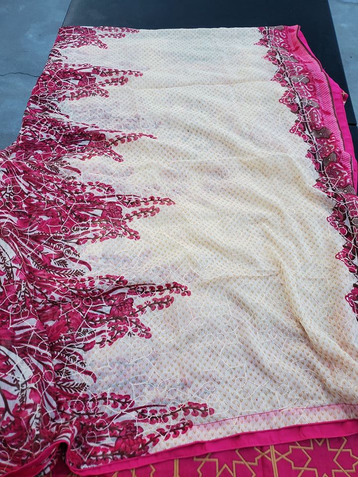 Pakistani Stitched Embroidery Lawn Suit Ready To Ship