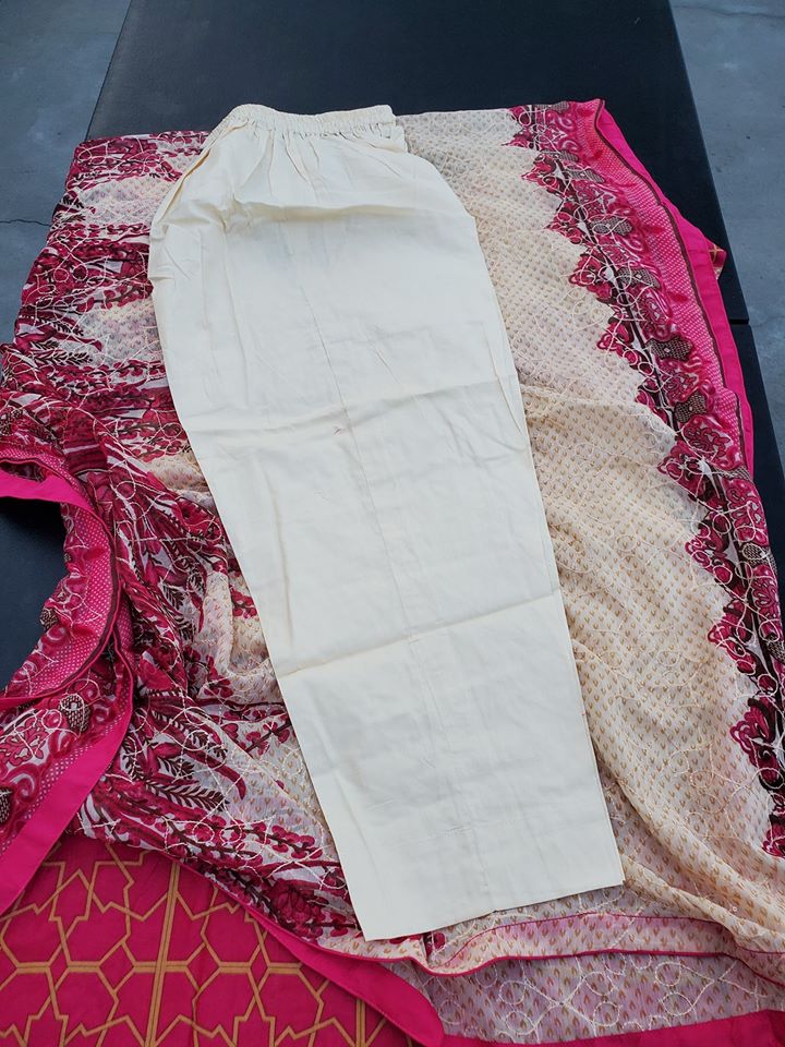 Pakistani Stitched Embroidery Lawn Suit Ready To Ship