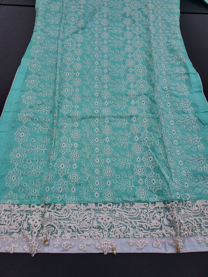 Pakistani Stitched Embroidery Lawn Suit Ready To Ship