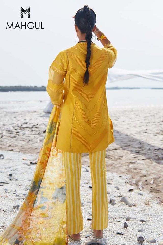 Mahgul Embroidered Lawn 2020-100% Original Guaranteed