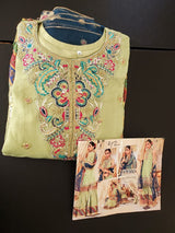 Pakistani Stitched Embroidery Party Wear Dresses Ready To Ship