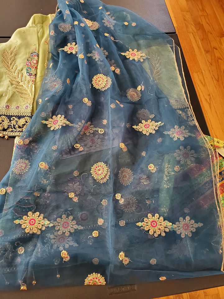 Pakistani Stitched Embroidery Party Wear Dresses Ready To Ship