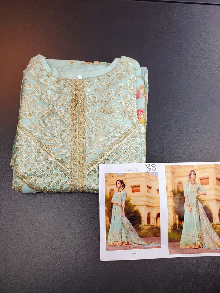 Pakistani Stitched Embroidery Party Wear Dresses Ready To Ship