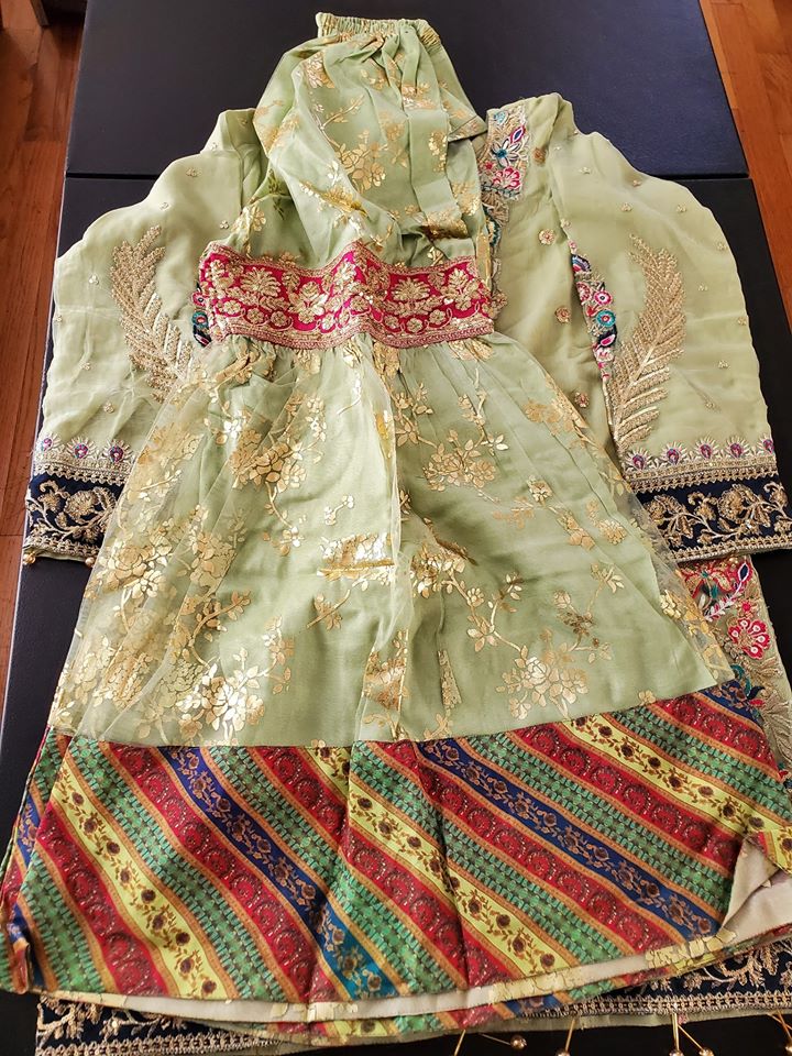 Pakistani Stitched Embroidery Party Wear Dresses Ready To Ship