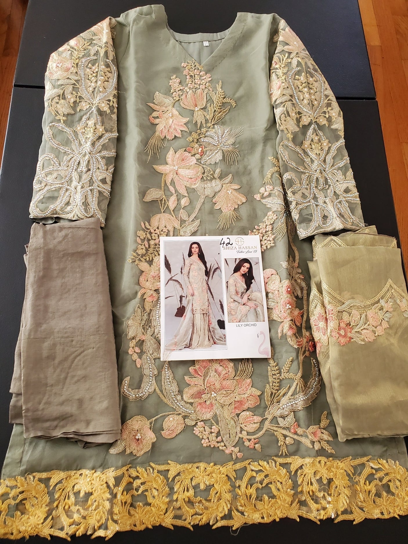 Pakistani Stitched Embroidery Party Wear Dresses Ready To Ship