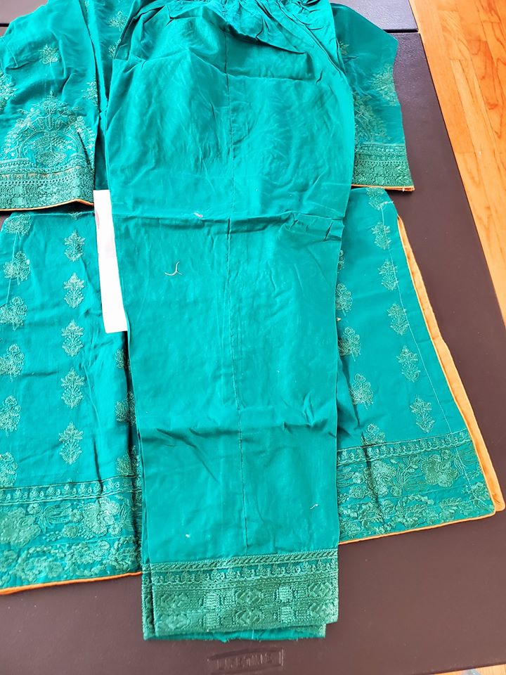 Pakistani Stitched Embroidery Lawn Suit Ready To Ship