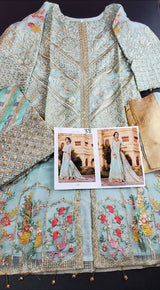 Pakistani Stitched Embroidery Party Wear Dresses Ready To Ship