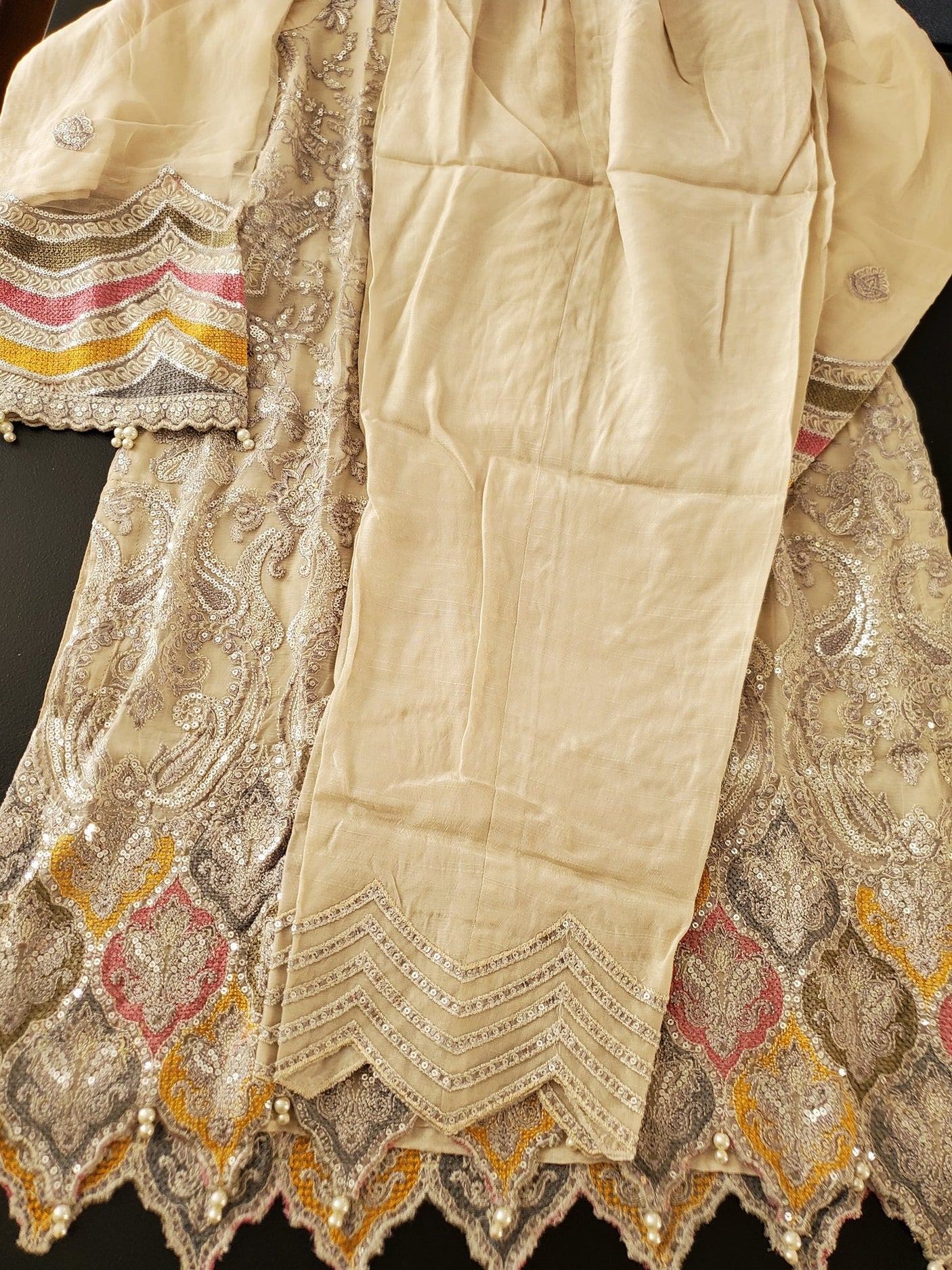 Pakistani Stitched Embroidery Party Wear Dresses Ready To Ship