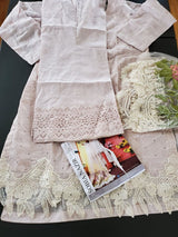 Pakistani Stitched Embroidery Lawn Suit Ready To Ship